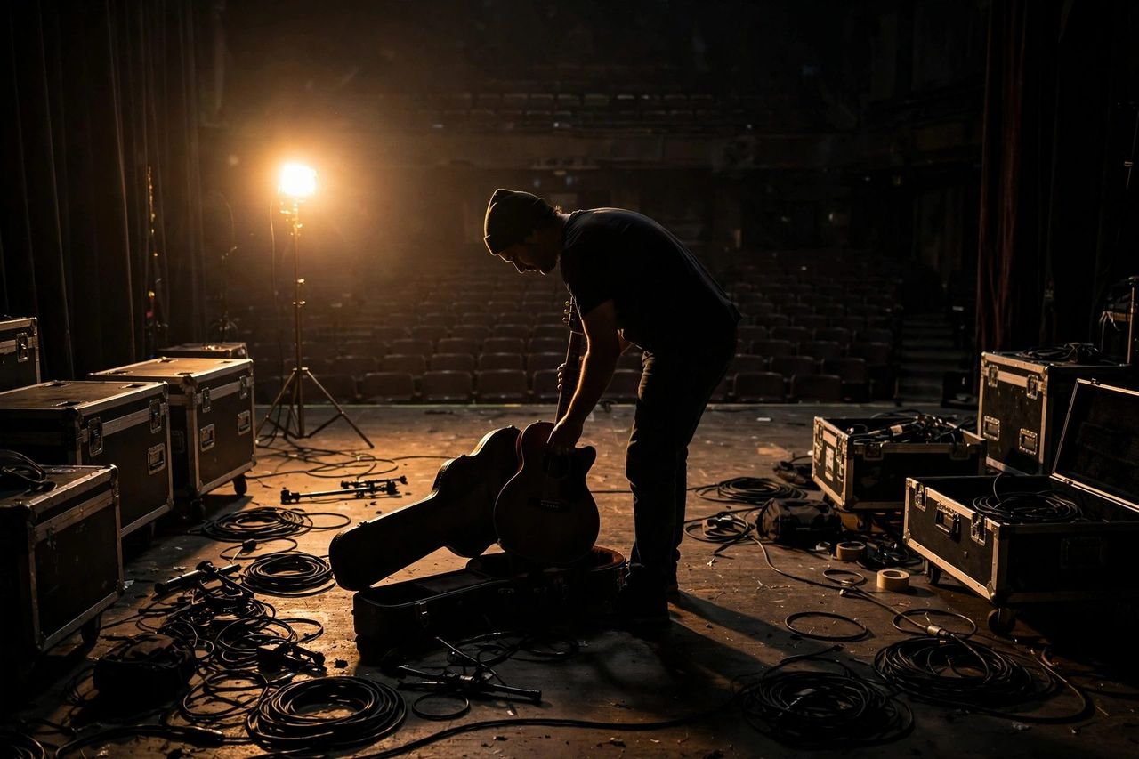 As a musician who's played for empty rooms and a CEO who sells ERP systems, I've learned that every 'no' is tuning data. Here's how bad gigs made me better at s